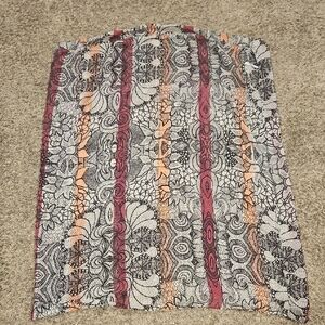 Multicolor Patterned Skirt